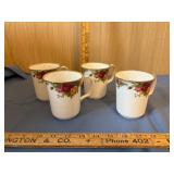 4 Royal Albert Bone China Mugs