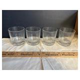4 Chatham-Kent Glass Tumblers