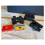 Vintage Binoculars and Camera Set