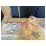 Vintage Chenille and Hospital Blankets