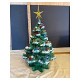 Light-Up Ceramic Christmas Tree