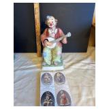 Seiji Nakane Porcelain Clown Figurine