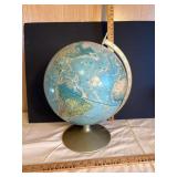Vintage Globe on Metal Base