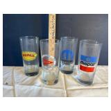 Four Mopar-Themed Glasses