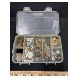 Jewelry Lot in Plastic Organizer