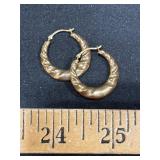 10K Yellow Gold Hoop Earrings