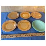 Fire-King Glass Plates