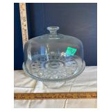 Glass Cake Stand With Dome Cover