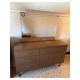 Mid-Century Modern Dresser With Mirror