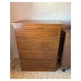 Wood Veneer Dresser with Four Drawers