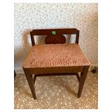 Wooden Chair with Upholstered Seat
