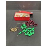 Costume Jewelry with Box