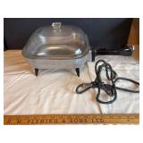 Electric Skillet with Glass Lid