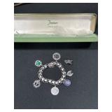 Sterling Silver Charm Bracelet