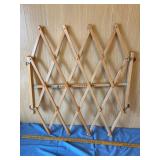 Wooden Expandable Wall Rack