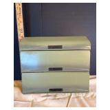 Green Metal Wall-Mount Bread Box