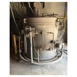 PIT TOP LOAD BATCH FURNACE, GAS, W/ (2) RETORTS,