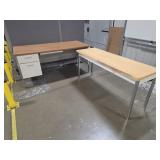 DESK, W/ TABLE