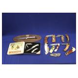 GROUP OF (14) VARIOUS KNIVES; (1) THREE PIECE