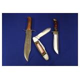 GROUP OF (3) VARIOUS KNIVES, PAKISTAN MADE; (1)