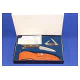 HUNTING KNIFE, SCHRADE DUCKS UNLIMITED; (1) FIXED