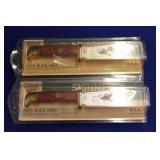 GROUP OF (3) FIXED BLADE, BUCK HUNTING KNIVES