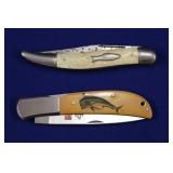 (2) FOLDING KNIVES; (1) AL MAR, 4"; (1) IMERIAL,