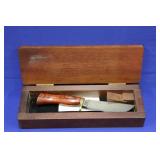 FIXED BLADE, MARBLES, DUCKS UNLIMITED, WOODEN