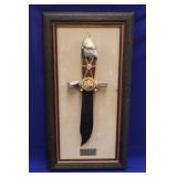 WALL HANGING DISPLAY KNIFE, FRANKLIN MINT, BEN