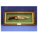 WALL HANGING DISPLAY KNIFE, DAN HARRISON,