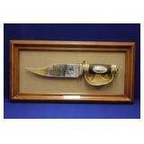 WALL HANGING DISPLAY KNIFE, RONALD VAN