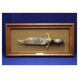WALL HANGING DISPLAY KNIFE, RONALD VAN