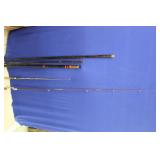 FISHING POLE; (1) CANE; (1) JOHNNY WALKER; (1)