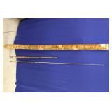 FISHING POLE, ANTIQUE CANE