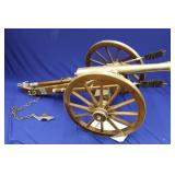 MINI MODEL CANNON, 12" X 28 1/2", NEEDS REPAIR OF