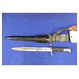 DAGGER, GERMAN, 10" WITH SCABBARD