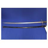SWORD, SABER, 30", DECORATIVE, WITH METAL