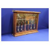 BIRD CALL DISPLAY CASES, (1) WITH 6 BIRD CALLS;