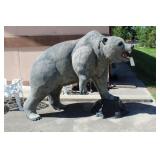 LAWN ORNAMENT, METAL LIFE SIZE BEAR, 63" X 82"