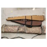 GUN CASE, (1) CLOTH,; (2) ALLEN; (1) CABELAS
