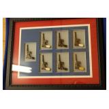 MINIATURE 1896 MAUSER GUNS, WALL HANGING DISPLAY,
