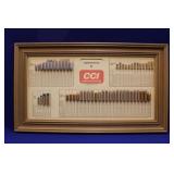 BULLET WALL HANGING DISPLAY, CCI OMARK