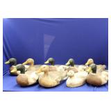 HUNTING DECOYS, (9) REAL-LITE DUCKS