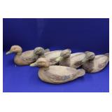HUNTING DECOYS, (5) ANTIQUE FOAM DUCK