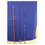 FISHING RODS; (1) CANE; (1) ZEBCO, 66"; (1) ZEBCO