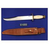 BOWIE STYLE KNIFE, RANDALL MADE, IVORY HANDLE,