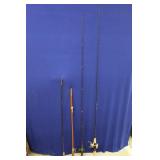 FISHING POLE; (1) CANE POLE; (1) LEW