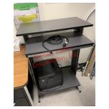 Lot of (1) 5 desk with wood