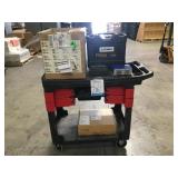 Factory Cart W/ Misc. Items