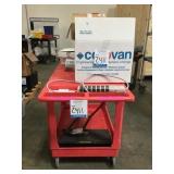 Cart with Omega Test Equipment